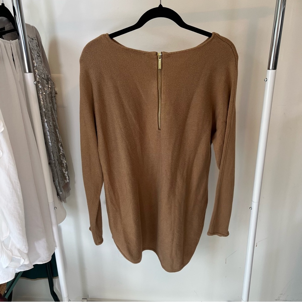 (4) Plus Size Professional Sequin Embellished Gray Blouse Beige Sweater Office - Picture 6 of 16